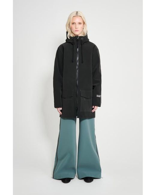 Stutterheim Black Stockholm Patch Matte Raincoat
