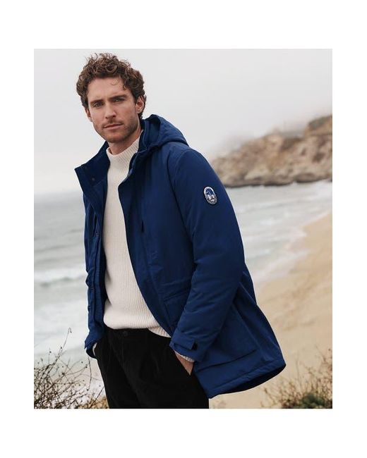 Lands' End Blue Waterproof Squall Parka for men