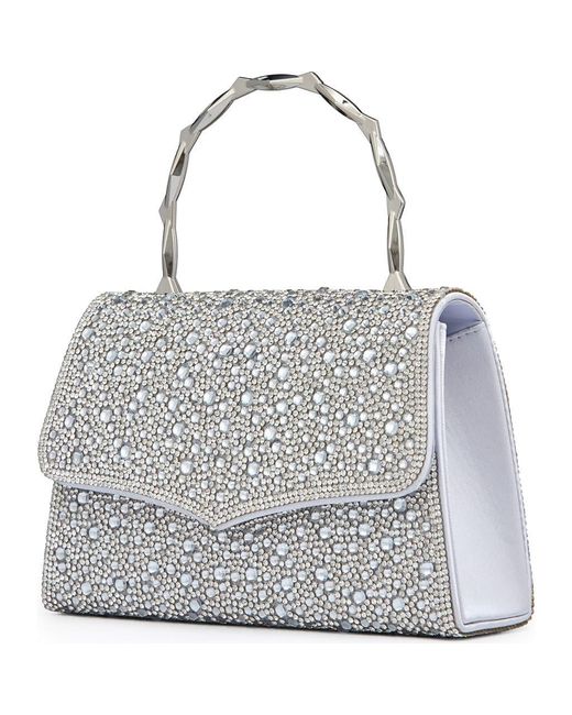 Lady Couture Gray Chic Evening Handbag With Handle