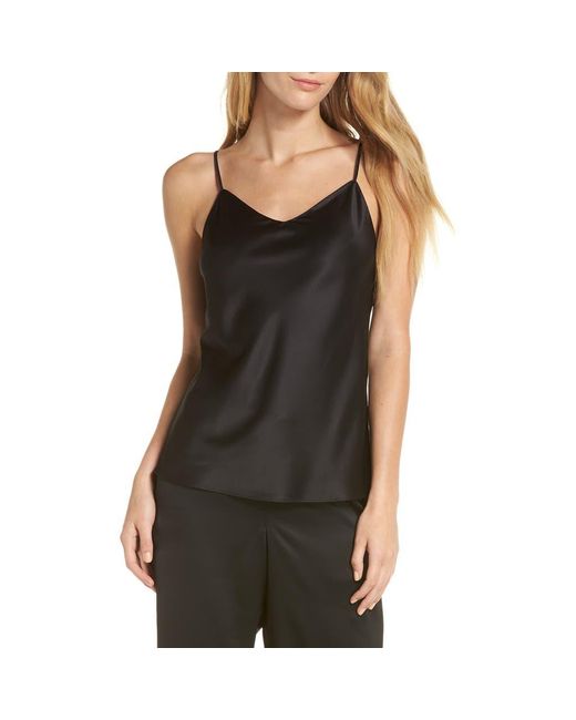 Natori Black Satin Elements Camisole