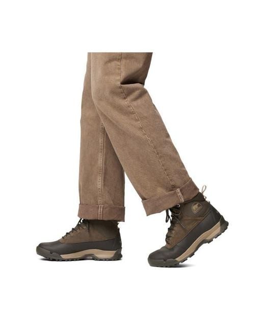 Sorel Brown Buxton Lite Plus Waterproof Boot for men
