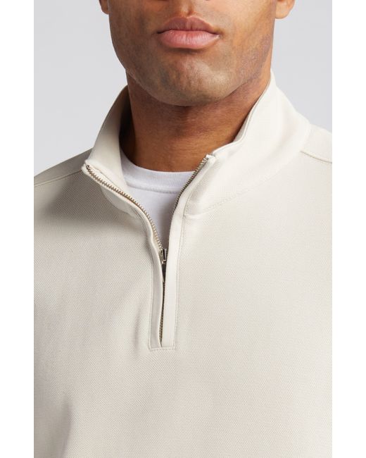 Nordstrom White Quarter Zip Pullover for men