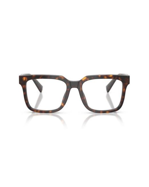 Dolce & Gabbana Brown 53Mm Polarized Square Optical Glasses for men