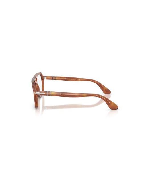 Persol Brown 54Mm Square Optical Glasses