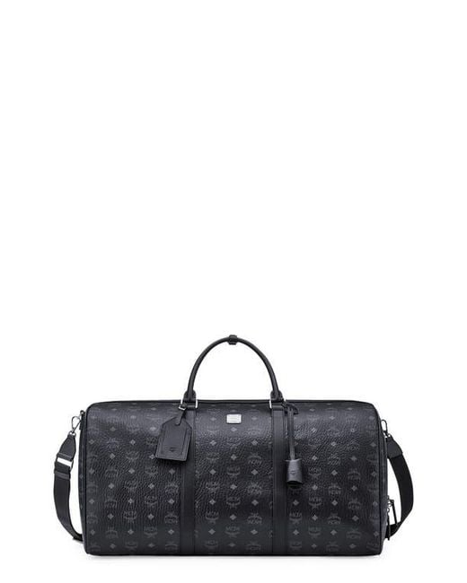 MCM Black Ottomar Weekender Bag