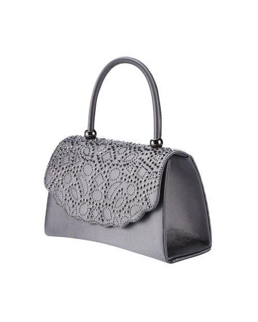 Lady Couture Gray Evening Handbag