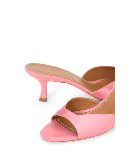Staud Pink Brigitte Slide Sandal