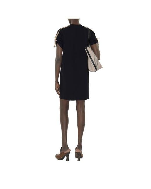 black short cocktail dress Off Shoulder Lace Mini Black Cocktail Dress EU38 / Black