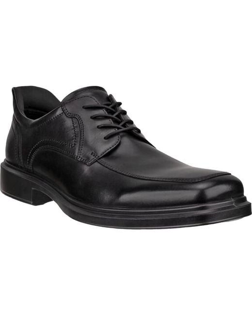 Ecco Black Helsinki 2.0 Leather Derby for men