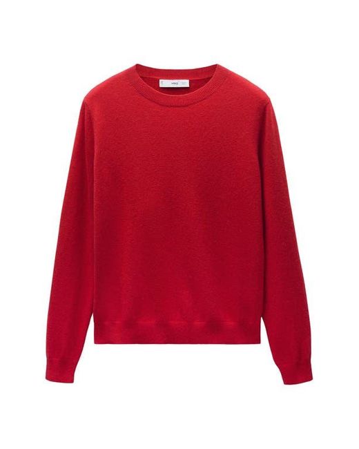 Mango Red Cashmere Sweater