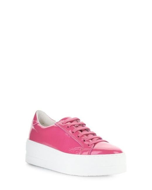 Bos. & Co. Pink Maya Platform Sneaker
