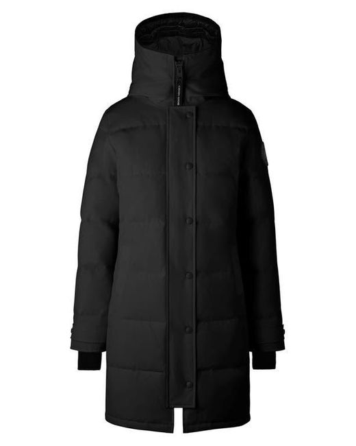 Canada Goose Black Shelburne Water Resistant 625 Fill Power Down Parka