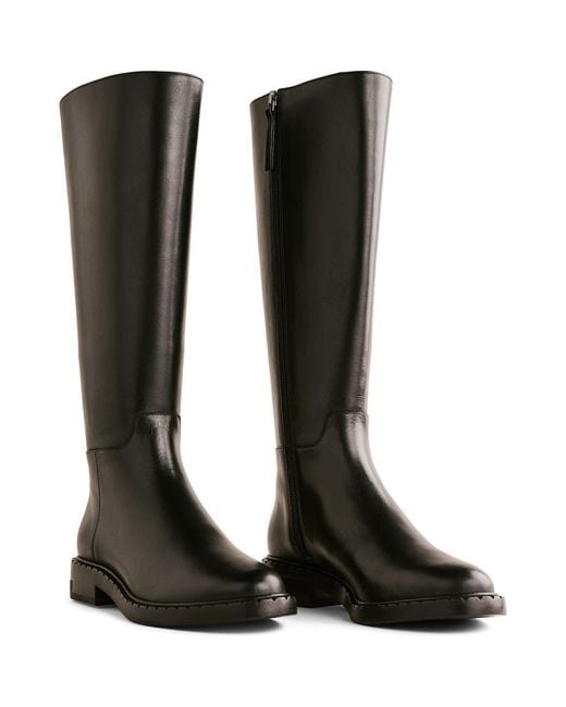 Reformation Black Nancy Knee High Boot