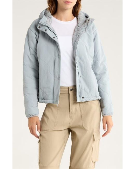 Prana Gray Encinitas Quilted Jacket