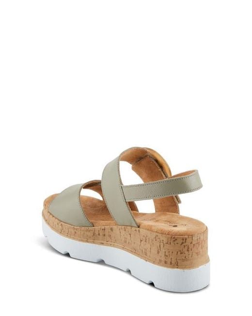 Spring Step Multicolor Abarah Slingback Platform Sandal