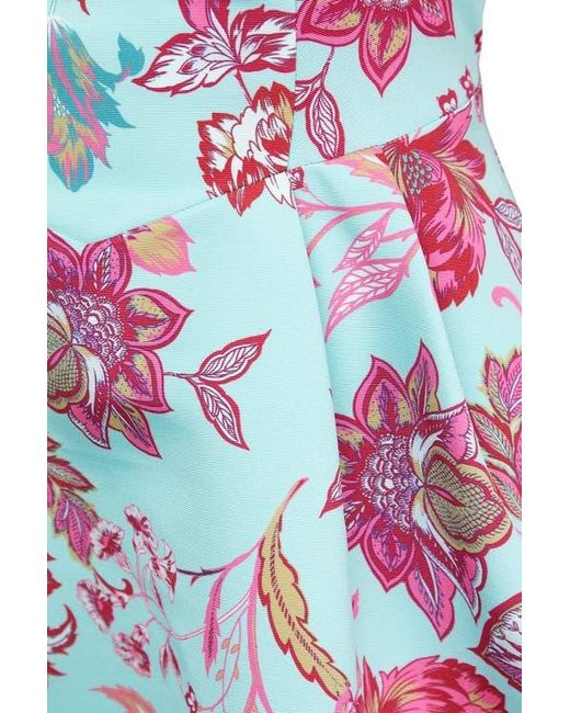 Oasis Blue Strappy Midi Prom Dress