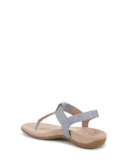 Vionic White Brea T-Strap Sandal