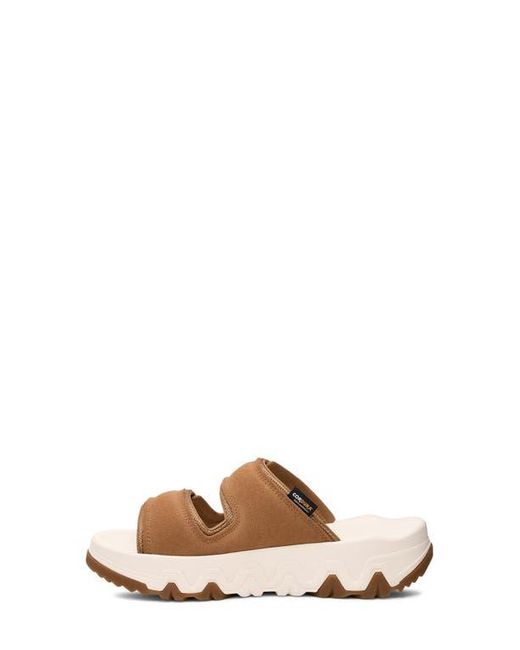 Ugg Brown Captrail Slide Sandal