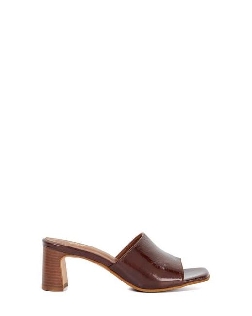 Dune Brown Jule Slide Sandal