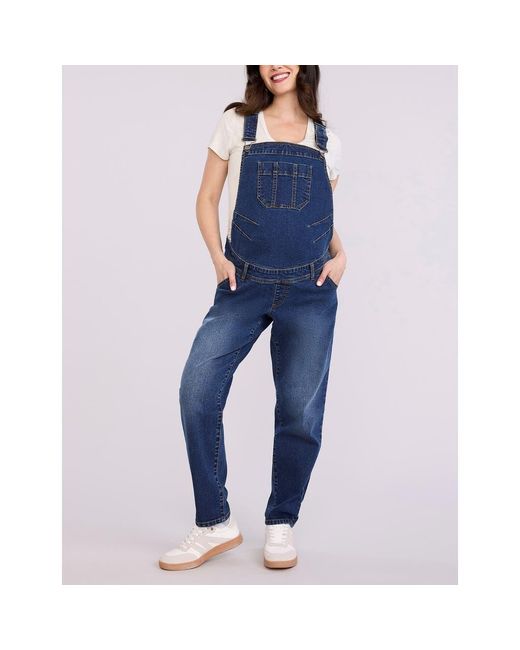 Motherhood Maternity Blue Relaxed Fit Maternity Denim Overall