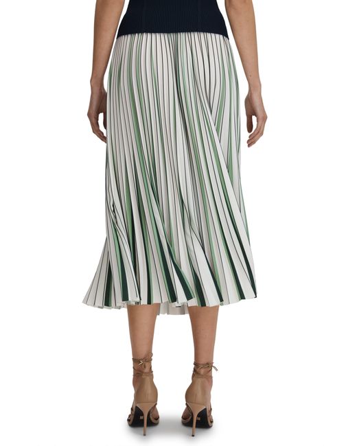 Reiss Multicolor Saige Pleated Midi Skirt