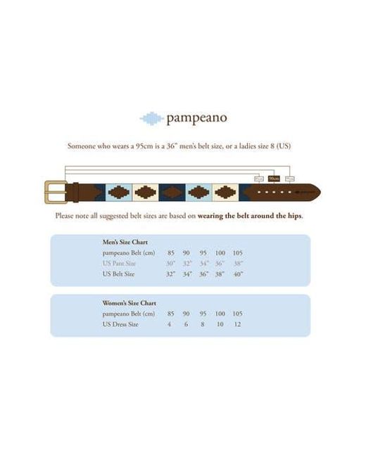 Pampeano Blue Multi Belt for men