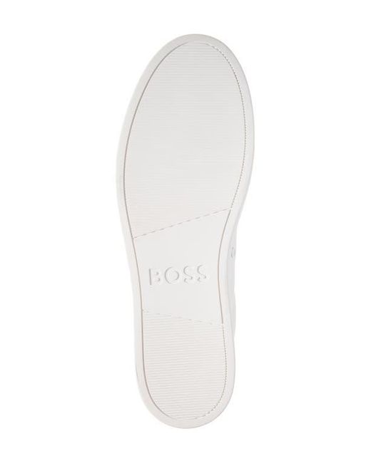 Boss White Rhys Sneaker for men