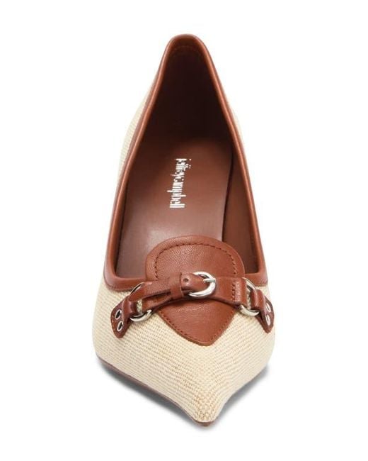 Jeffrey Campbell Brown Walk-Thru Pump