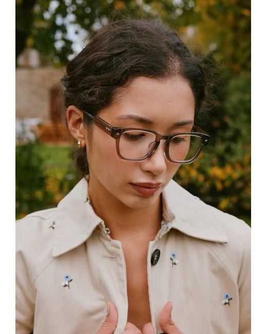 COVRY Brown Aster Light Blocking Glasses