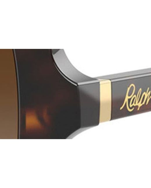 Ralph Brown 56Mm Gradient Square Sunglasses