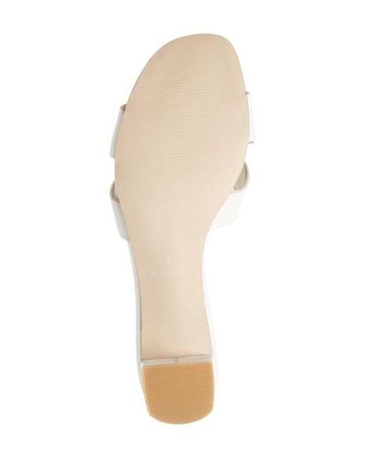 KOKO + PALENKI White Lively Slide Sandal
