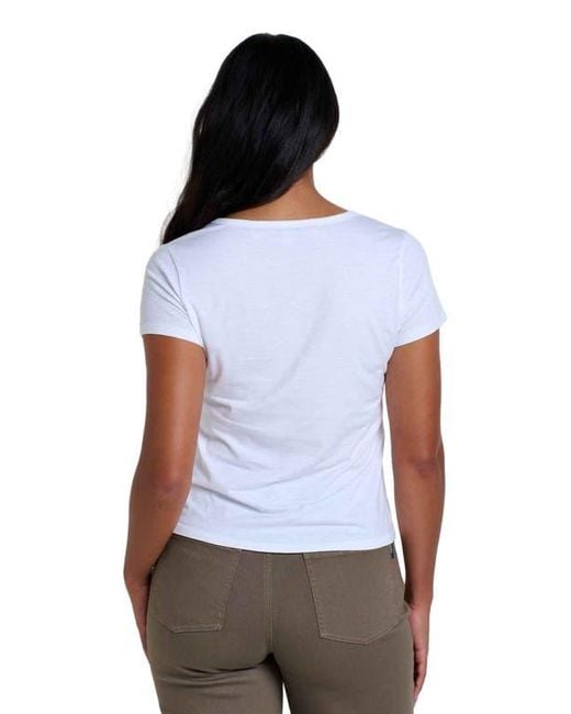 Toad & Co. White Marley Tee