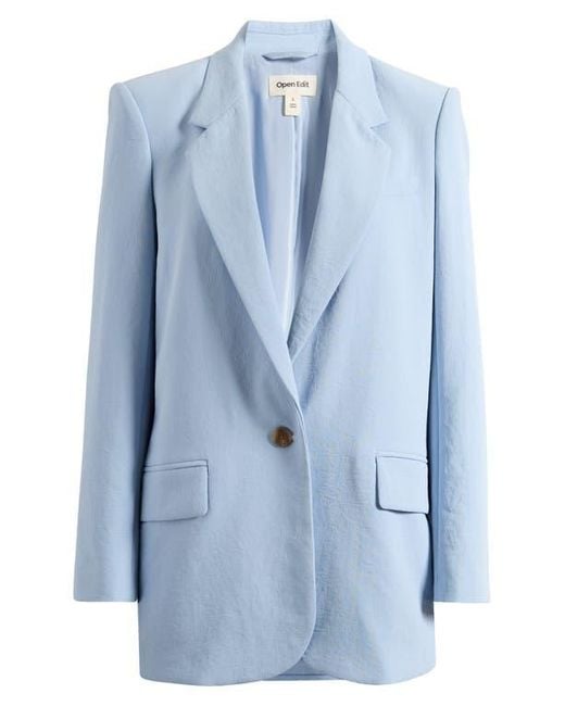 Open Edit Blue The Curator Blazer