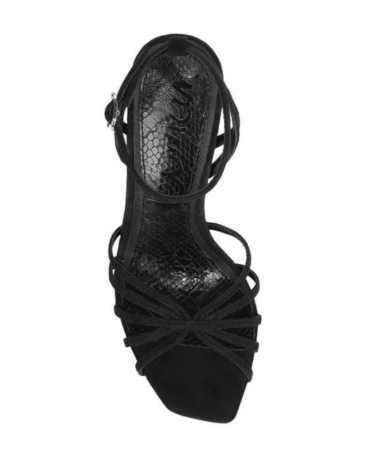 Sam Edelman Black Lili Ankle Strap Sandal