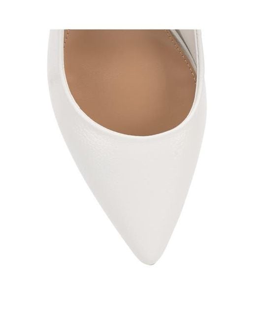 Vince Camuto White Hamden Pointed Toe Slingback Pump
