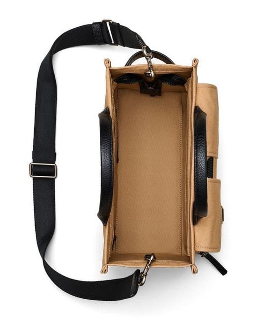 Marc Jacobs Brown The Cargo Canvas Medium Tote Bag