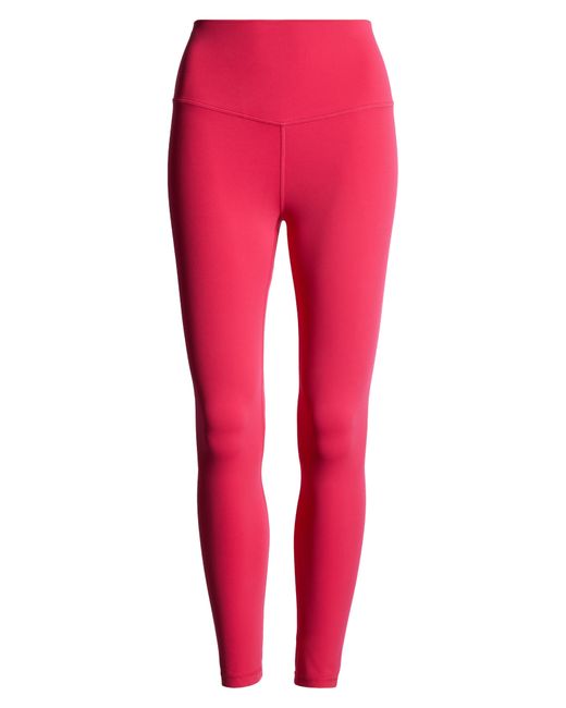 Zella Pink Studio Luxe High Waist 7/8 leggings
