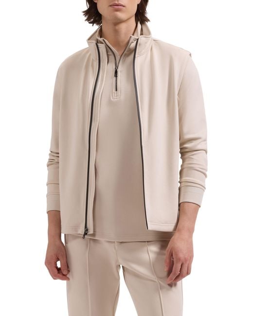 Bugatchi Brown Soft Touch Tech Vest for men