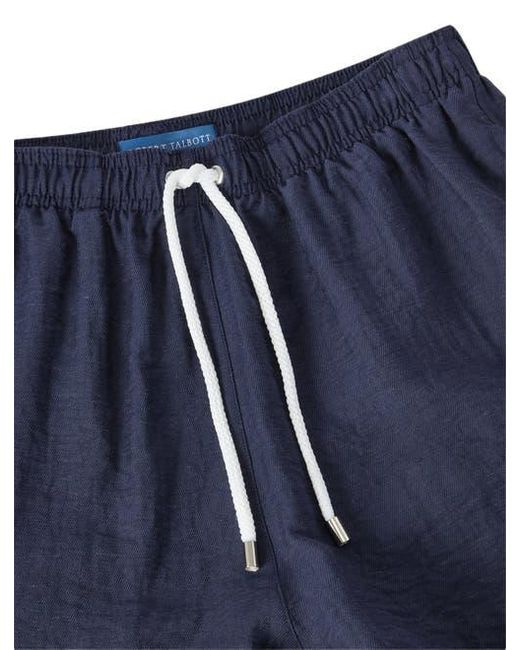 Robert Talbott Blue Avalon Beach Short for men