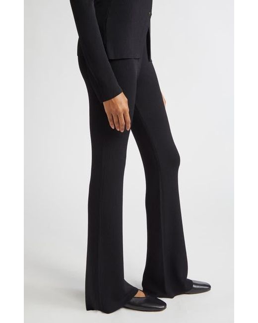 Altuzarra Black Florie Jersey Bootcut Pants