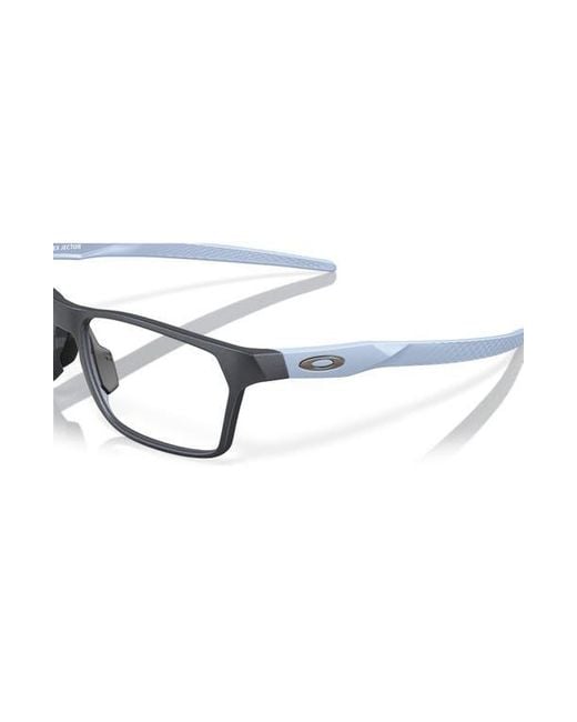 Oakley Multicolor 57Mm Rectangle Optical Glasses for men