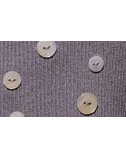 Mango Gray Decorative Button Knit Shorts