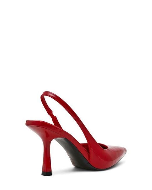 Anne Klein Red Itzy Pointed Toe Slingback Pump