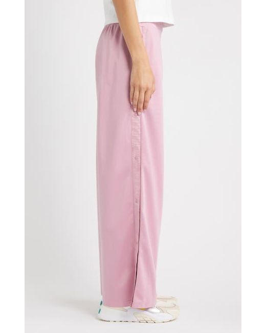 PUMA Pink Low Rise Popper Side Snap Pants
