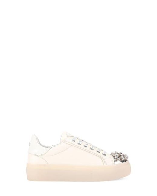 Kurt Geiger Multicolor Crystal Cap Toe Platform Sneaker