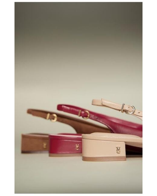 Vince Camuto Brown Valiey Slingback Flat