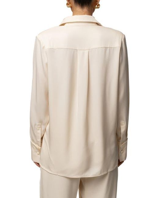 JLUXLABEL Natural Misty Button-Up Shirt
