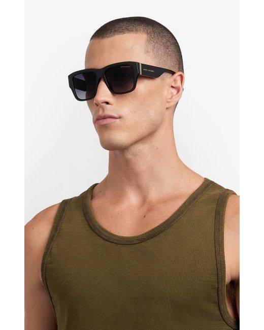 Marc Jacobs Black 55Mm Gradient Square Sunglasses for men