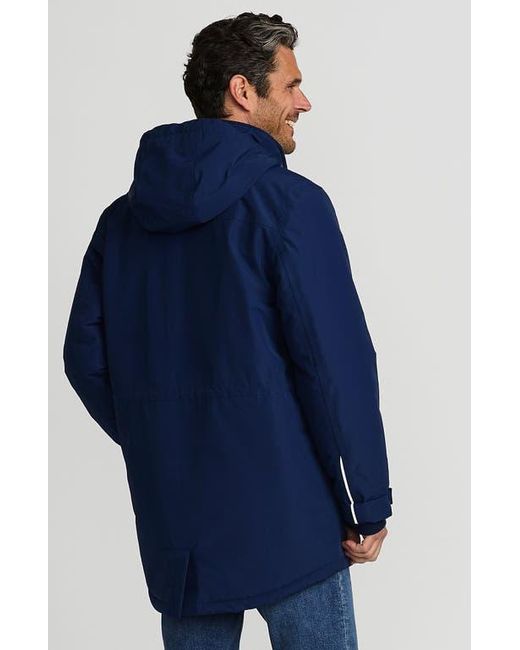 Lands' End Blue Waterproof Squall Parka for men