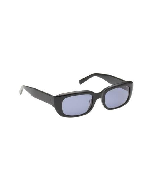 Abercrombie & Fitch Blue 52Mm Rectangular Sunglasses